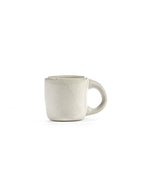Out Of Lines - Lot De 2 Tasses À Expresso - Grès - Blanc Cassé