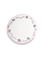 Midnight Flowers - Lot De 2 Assiettes - L - Porcelaine Bone China - Foncé Viola