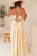 EFFY Jaune - Robe Longue