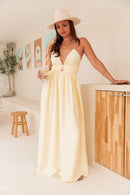 EFFY Jaune - Robe Longue