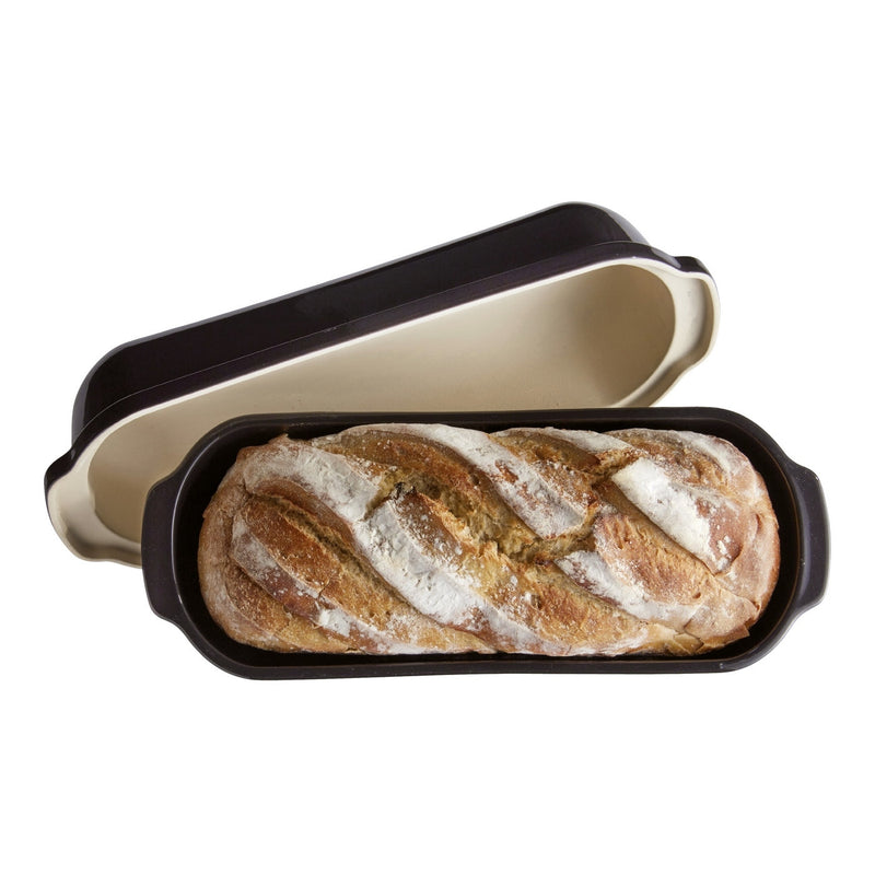 Moule À Pain De Campagne En Céramique Hr® - Noir Mat