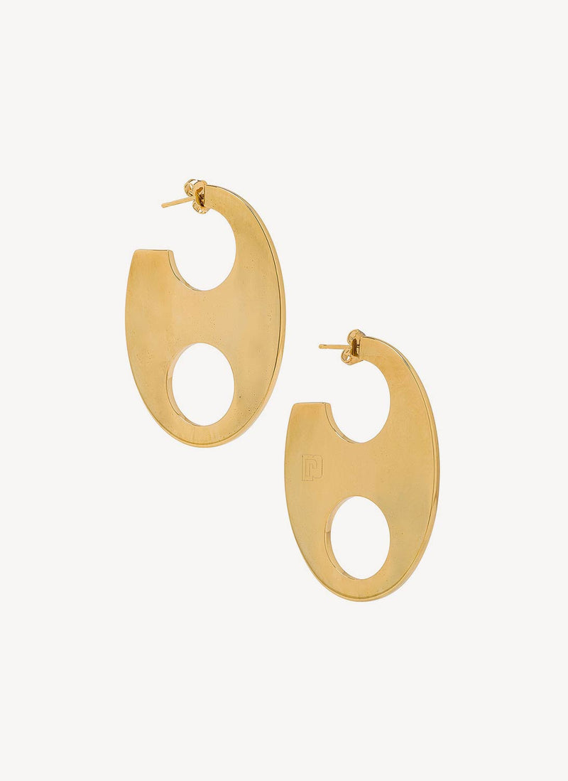 Rabanne - Boucles D'Oreilles Eight Hoop - Or - Femme