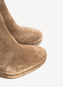 Free Lance - Bottines Elfie - Taupe - Femme