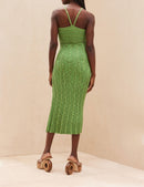Elfreda Knitted Dress - Emerald