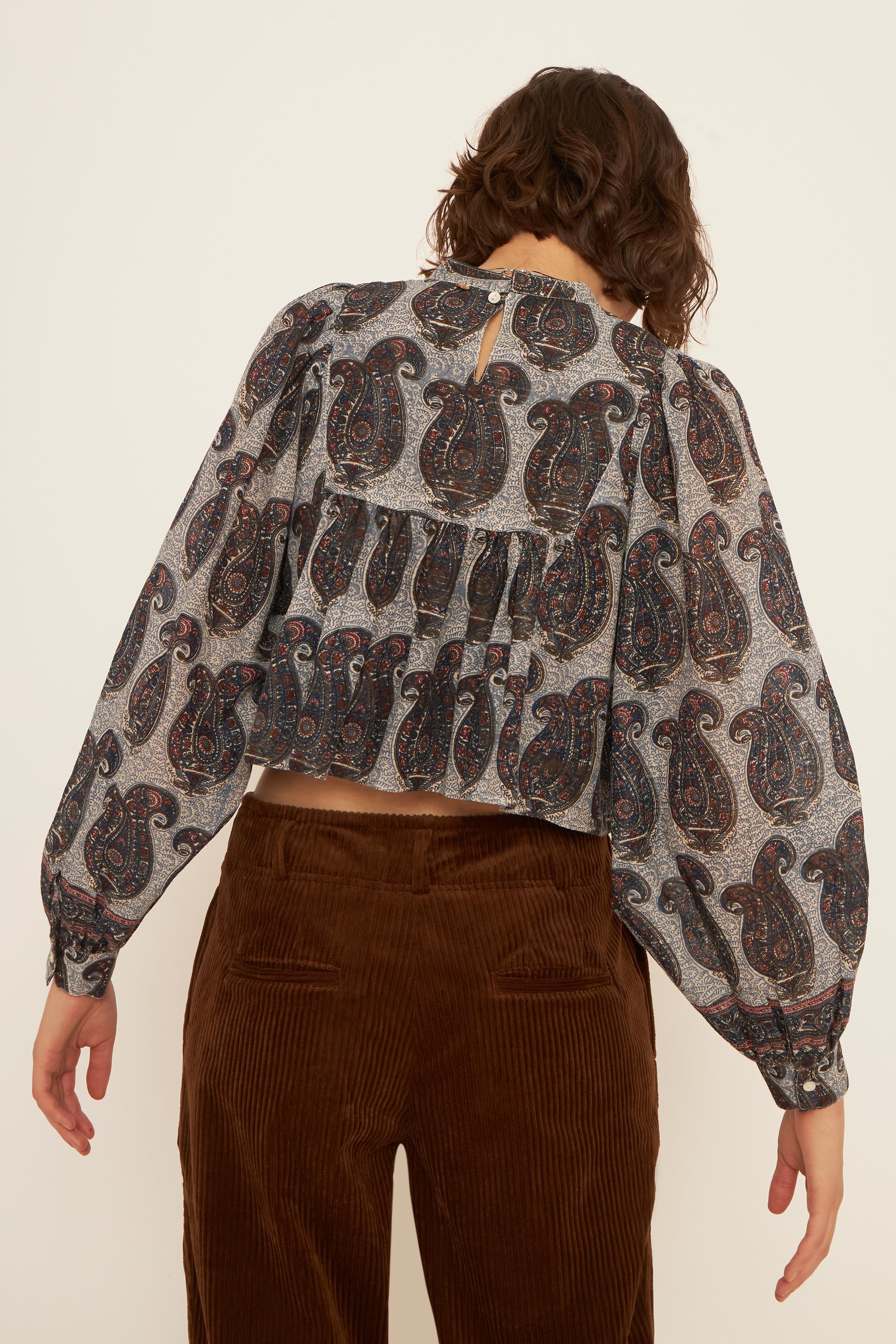 Elia Blouse - Grey
