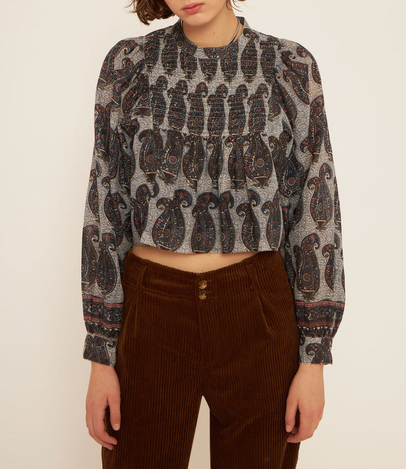 Antik Batik - Blusa Elia - Gris