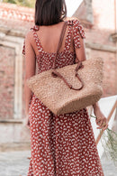 ÉLINE Camel - Robe Longue