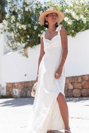 ÉLINE Écrue - Robe Longue