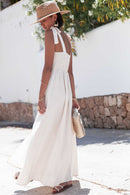 ÉLINE Écrue - Robe Longue