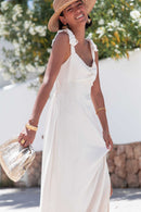 ÉLINE Écrue - Robe Longue