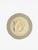 Sombrero de Paja Elio - Negro Natural