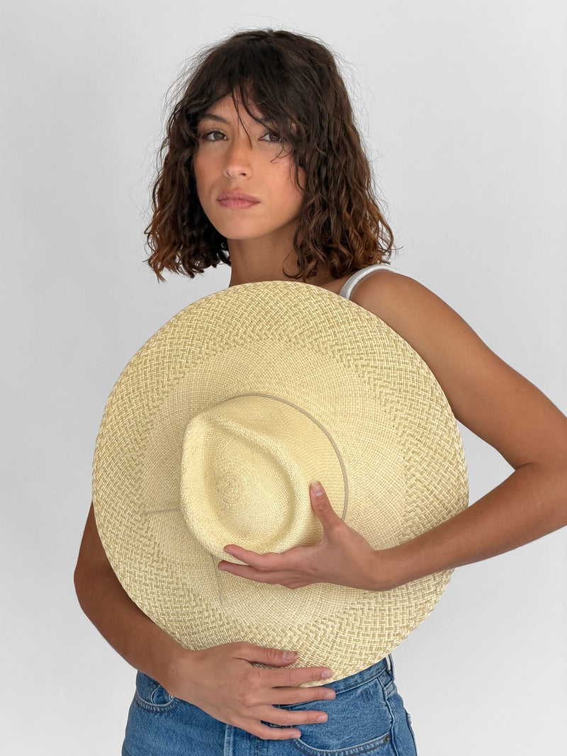 Sombrero de Paja Elio - Salvia Natural