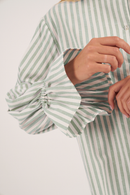 Camisa Élise Verde - Verde Y Blanco