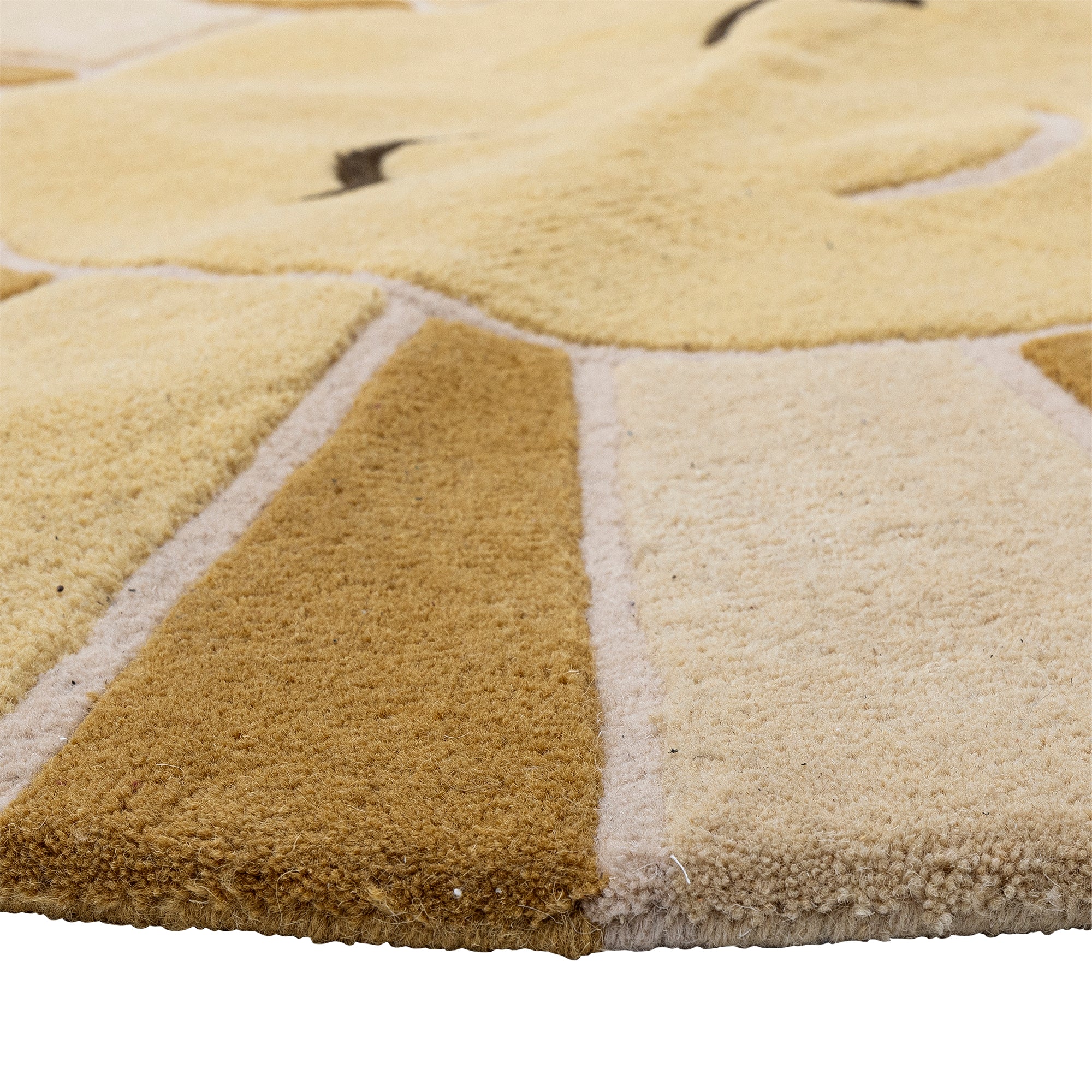 Sun - Tapis - Jaune - Laine