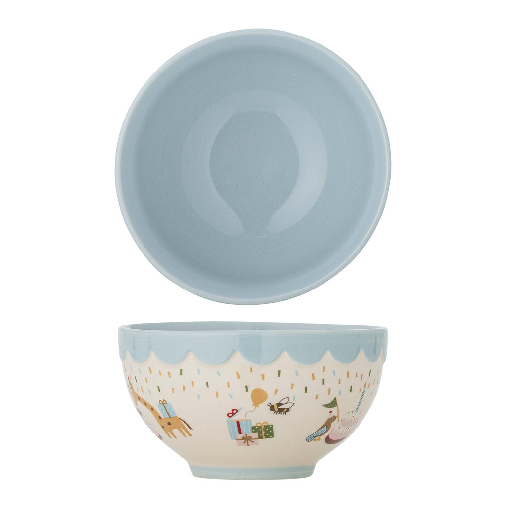 Celebrate - Set of 6 Bowls - Blue - Stoneware