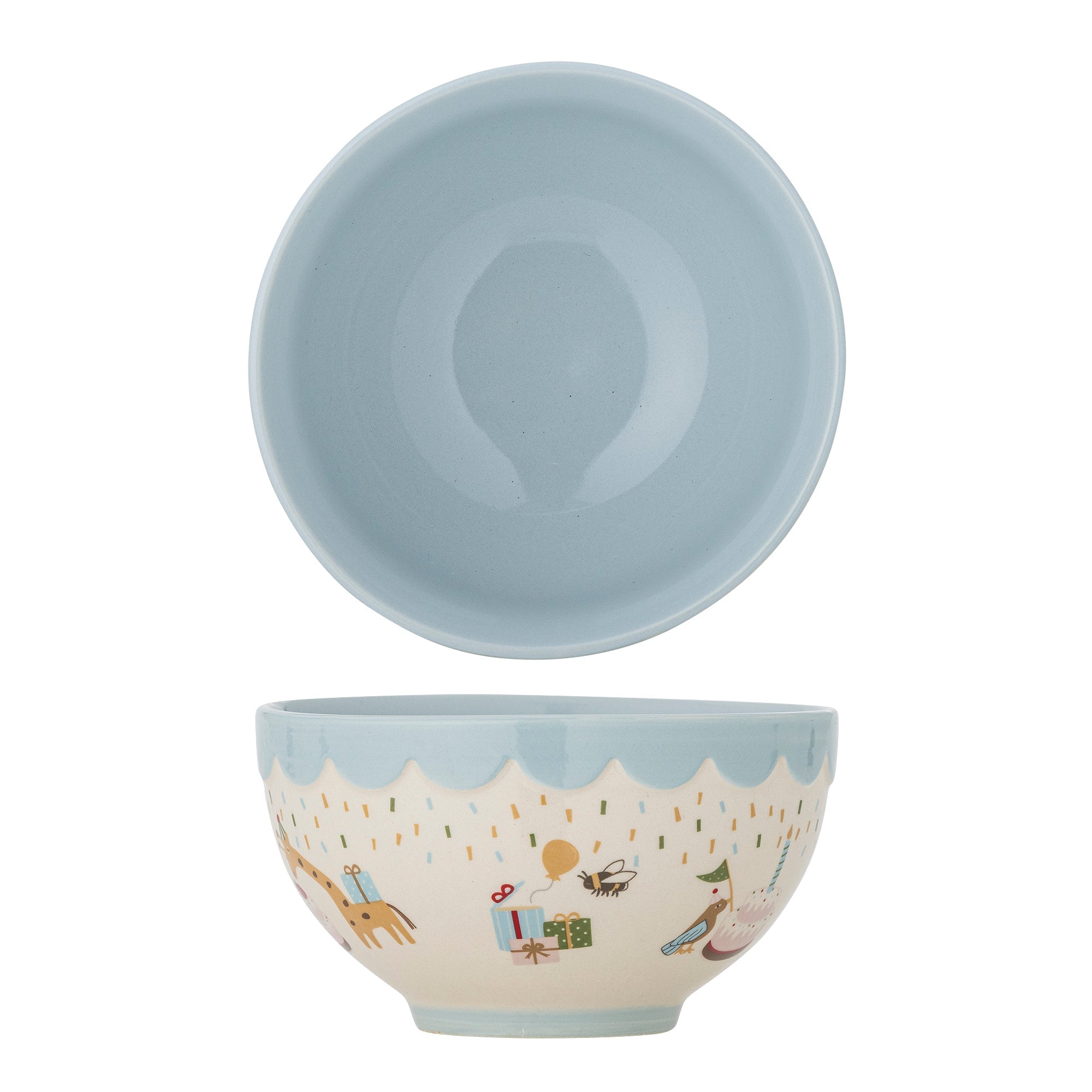 Celebrate - Set of 6 Bowls - Blue - Stoneware