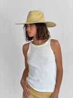 Ema Straw Hat - Sage Natural