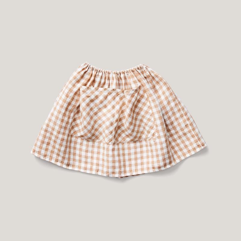 Falda vichy Emelia - Selección Soor Ploom disponible en amaetc.com, concept store ecológico para niños