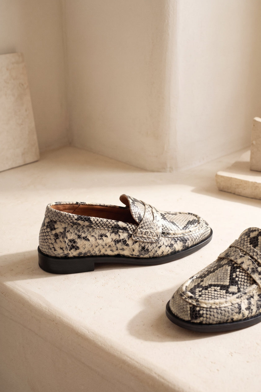 Mocasines Emilia - Blanco roto