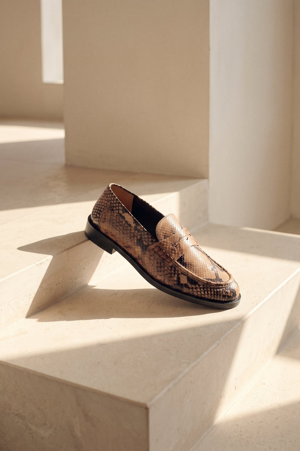 Mocasines Emilia efecto serpiente - Topo