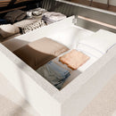 Pack - Ensemble Lit Coffre & Matelas À Mémoire De Forme - Jade - 26Cm