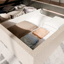 Pack - Ensemble Lit Coffre & Matelas À Mémoire De Forme - Jade - 26Cm