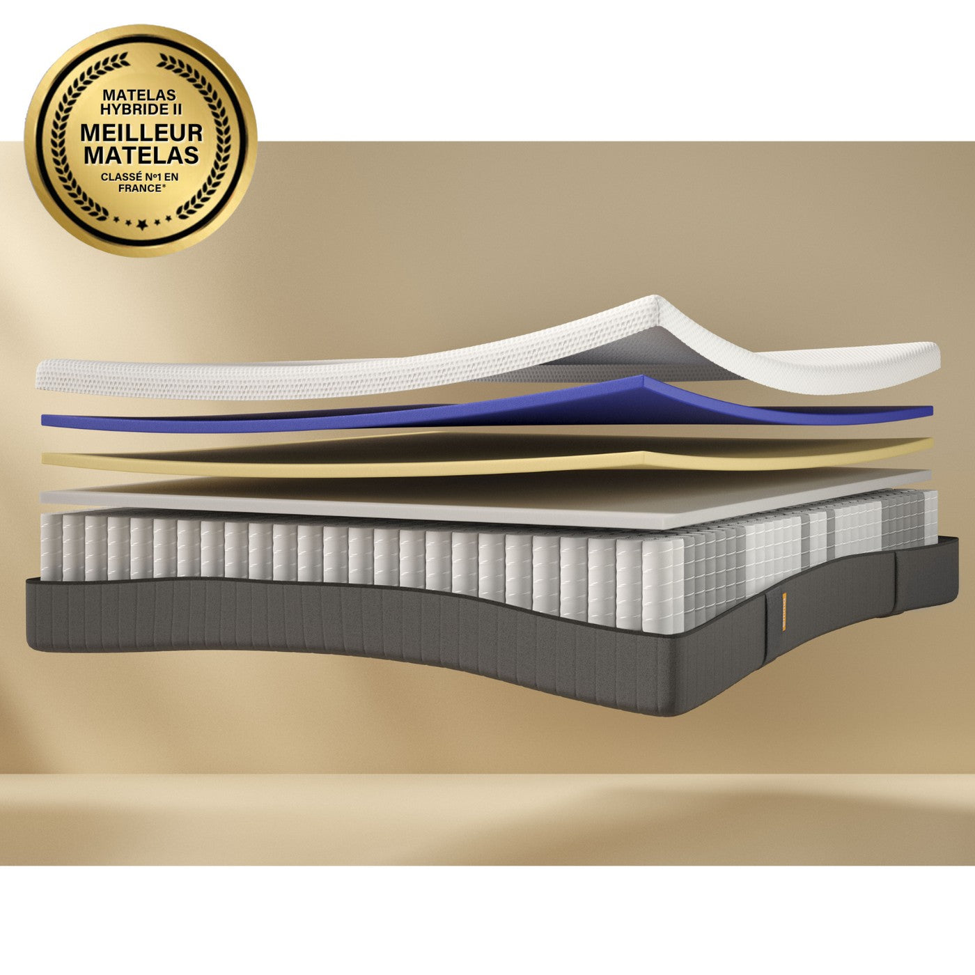 Matelas Emma Original + 2 Oreillers Emma Original Adapt