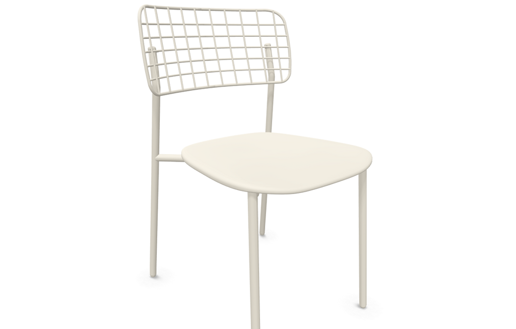 Silla Lyze, Blanco Mate De Emu