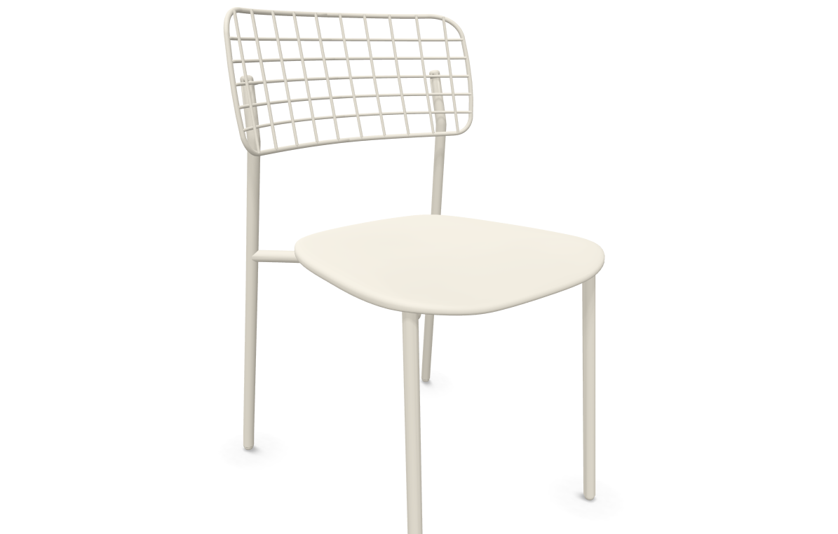 Silla Lyze, Blanco Mate De Emu