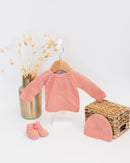 Ensemble En Coton Pour Bébé Petits Chats - Bouton De Rose