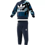 Ensemble De Survêtement Adidas Originals Camo Crew - Bleu