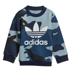 Ensemble De Survêtement Adidas Originals Camo Crew - Bleu
