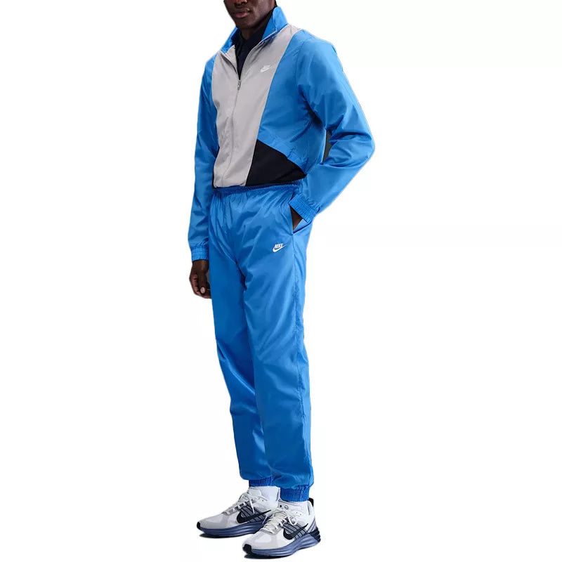 Ensemble De Survêtement Nike Club Woven - Bleu/ Blanc/ Gris
