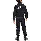 Conjunto de chándal tejido con cremallera de 1/4 - Negro