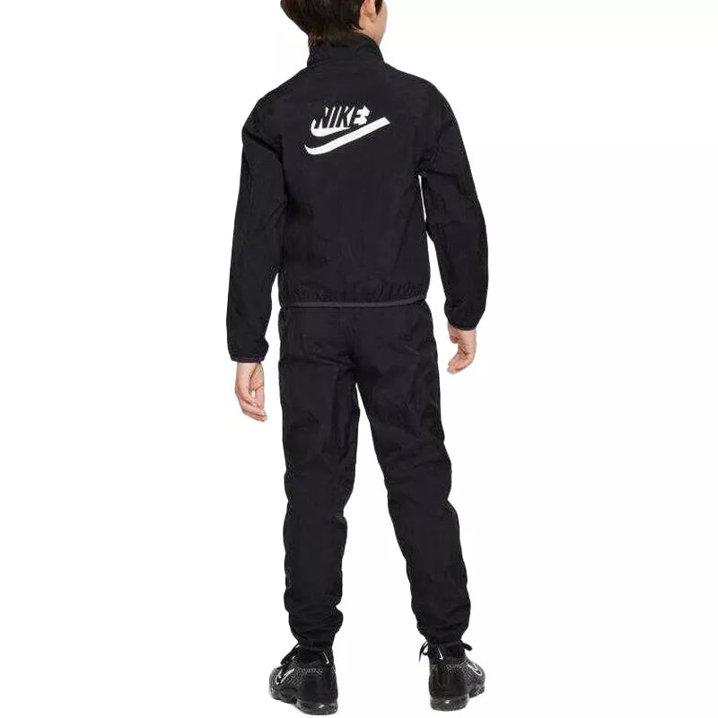 Conjunto de chándal tejido con cremallera de 1/4 - Negro
