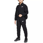 Conjunto de chándal tejido con cremallera de 1/4 - Negro