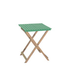 Dana - Folding Garden Bistro Table Set and 2 Chairs - Wood - Green