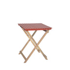 Dana - Folding Garden Bistro Table Set and 2 Chairs - Wood - Terracotta