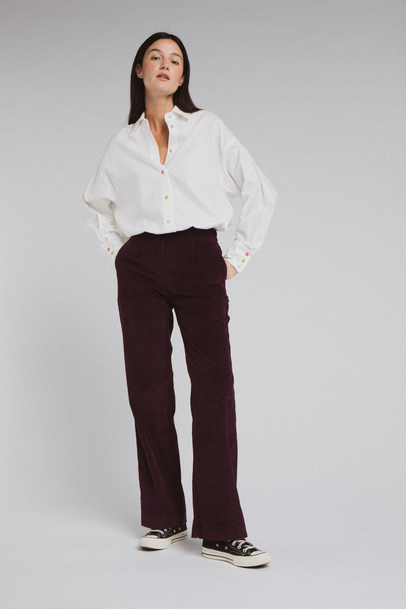 Pantalon Auguste Prune