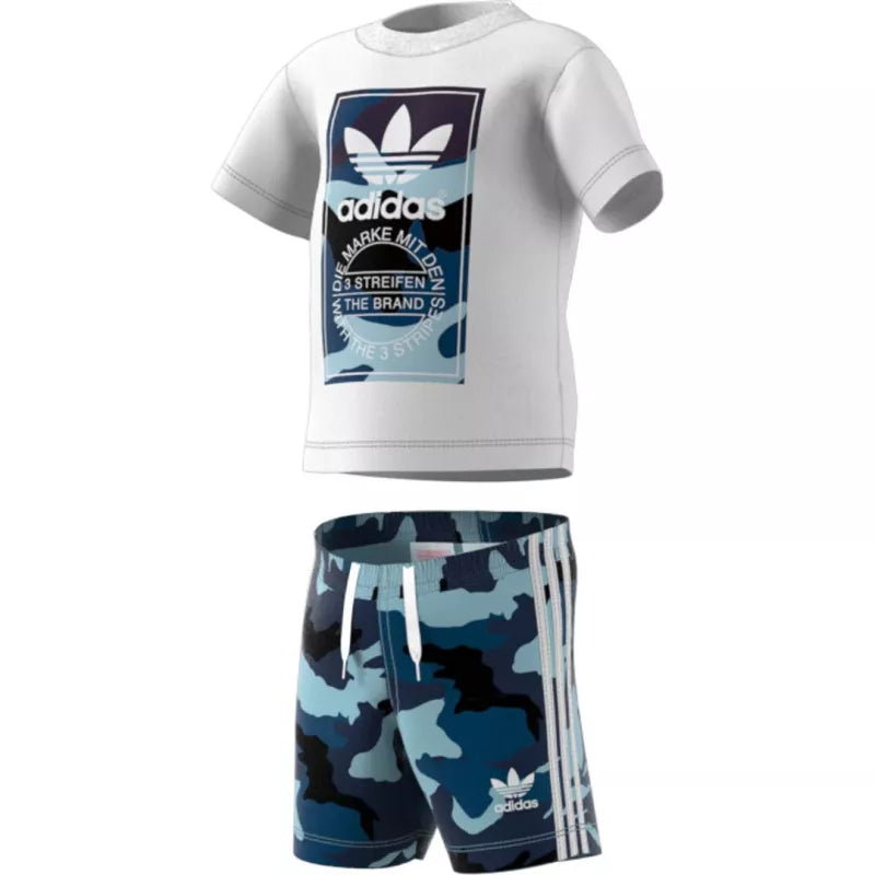 Ensemble Tee-Shirt Et Short Blanc