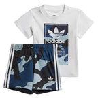 Ensemble Tee-Shirt Et Short Blanc