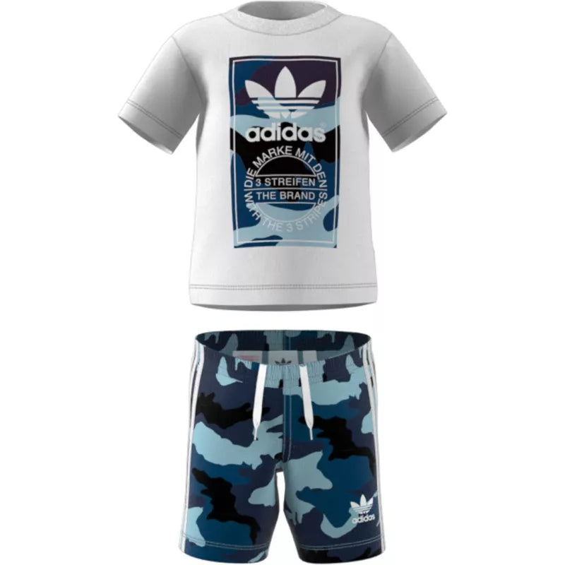 Ensemble Tee-Shirt Et Short Blanc