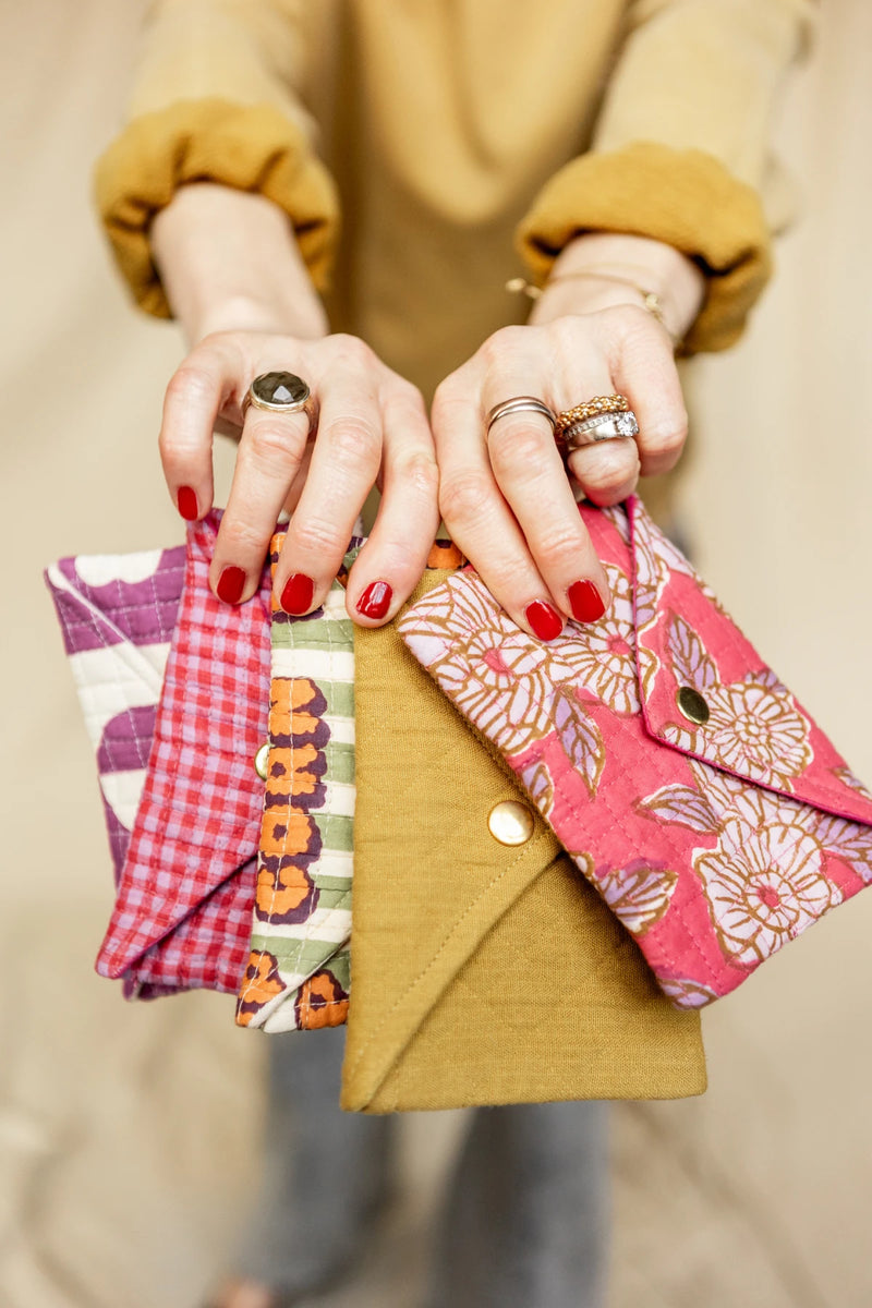 Enveloppe Ravi "Mosaïc" - Tobacco