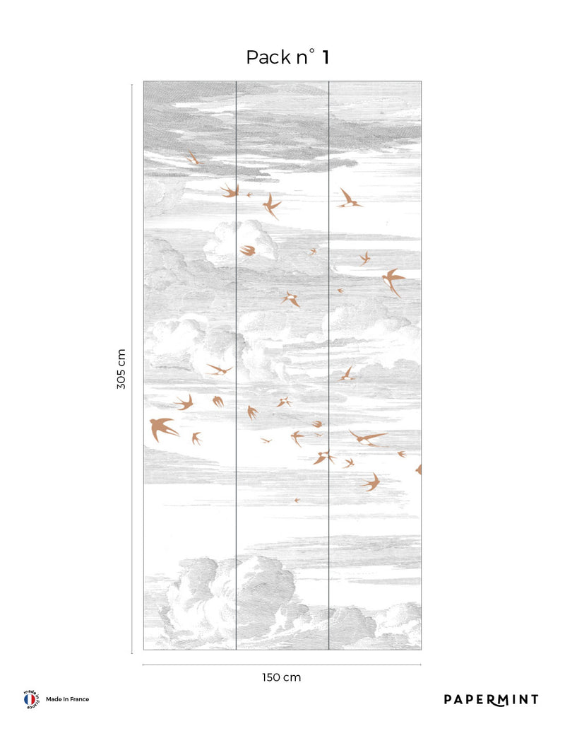 Fresco elevado - Siena - Fondo grisalla