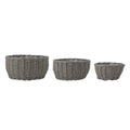 Fioria - Plant Pot - Grey - Polyrattan