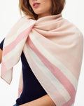 Placed Border Square - Aubepine Chine, Sorbet and Natural