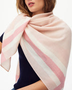 Placed Border Square - Aubepine Chine, Sorbet and Natural