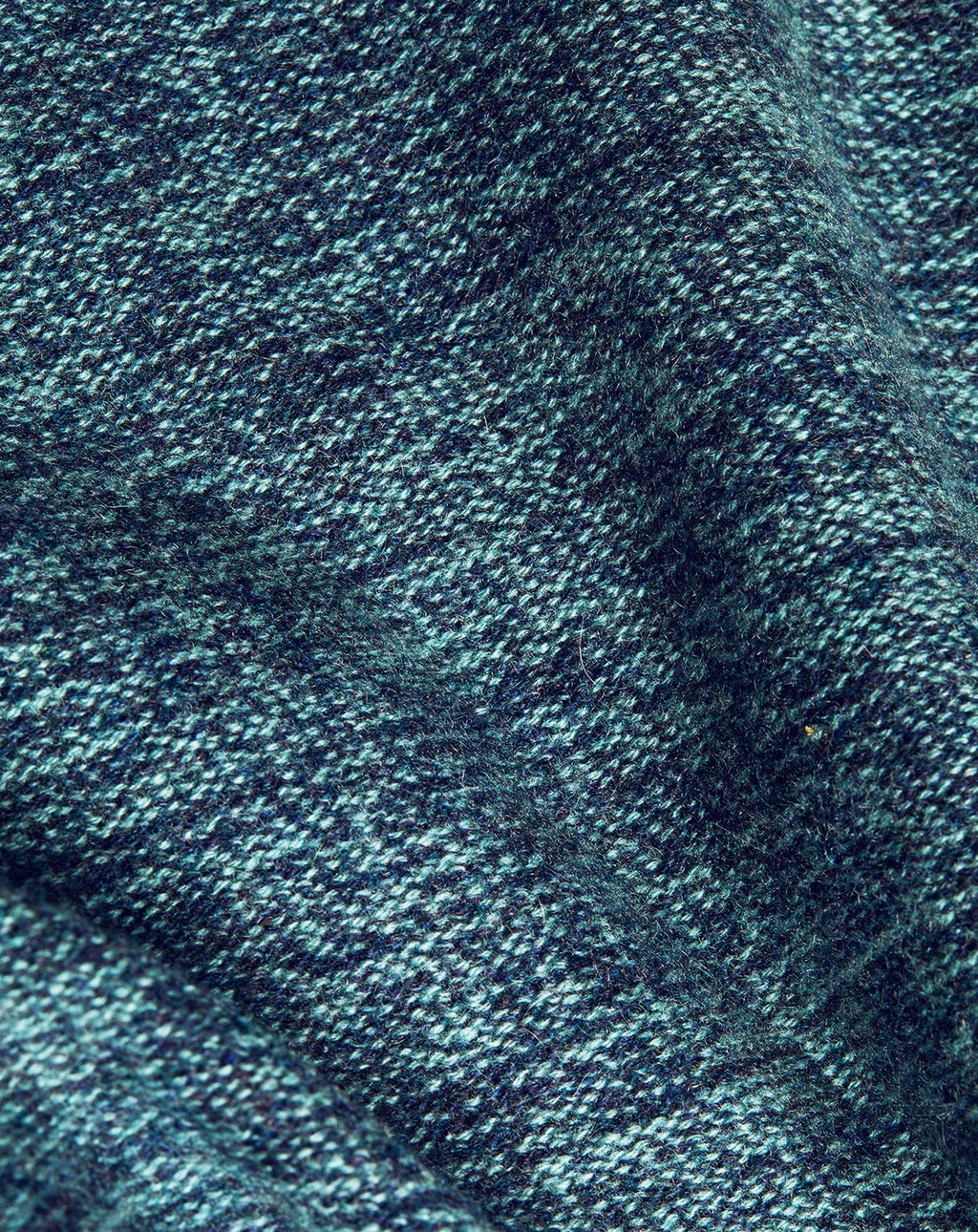 4-Ply Mouliné Crew Neck Jumper - Graphite and Horizon Mouliné - Women