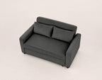Ernest - 2-Seater Straight Convertible Sofa - Corduroy - Grey