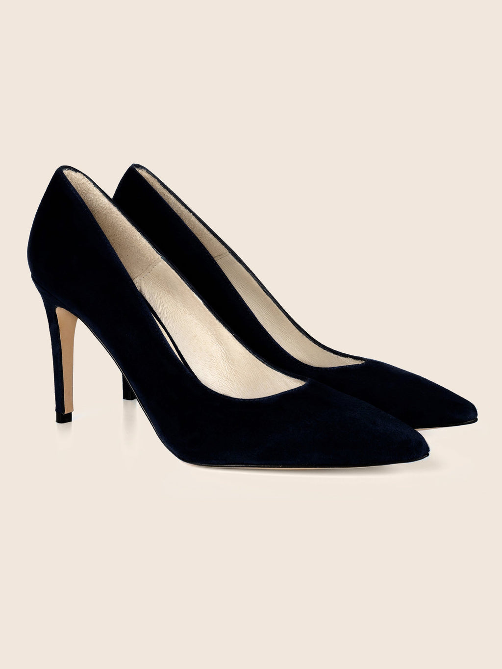 Suède pumps zwart - Dames